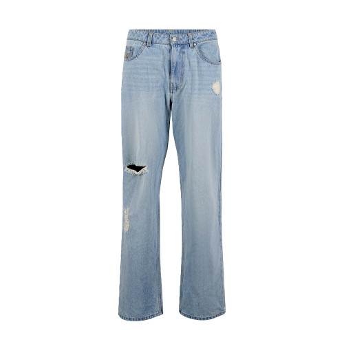 Karl Kani Ανδρικό παντελόνι OG Distressed Straight Leg Jeans